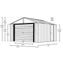 Arrow Murryhill 12x10 Steel Prefab Storage Shed Kit (BGR1210FG)