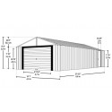 Arrow Murryhill 14x21 Steel Prefab Storage Shed Kit (BGR1421FG)