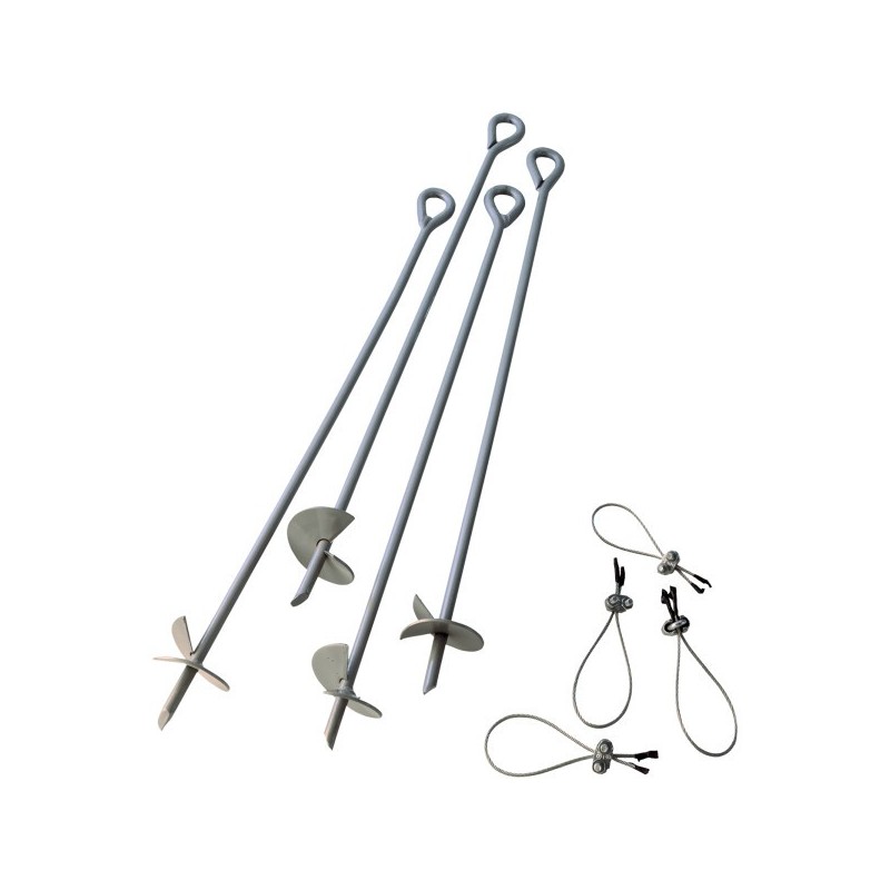 ShelterLogic ShelterAuger 30 in. 4-Pack Earth Anchors (10075)