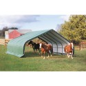 Shelter Logic 22x20x10 Peak Style Live Stock Shelter Kit - Green (58432)