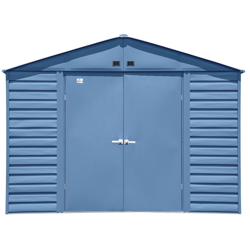 Arrow Select Steel Storage Shed 12x17 Blue Grey Scg1217bg 7796