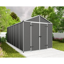 8x18 Palram Canopia Rubicon Shed - Gray (HG9734GY)