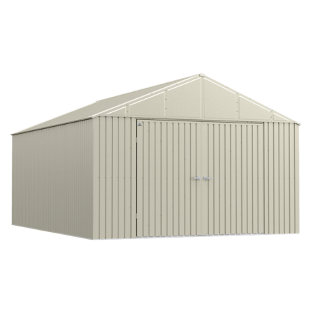 Arrow Elite 12x16 Steel Storage Shed Kit - Cool Grey (EG1216CG)