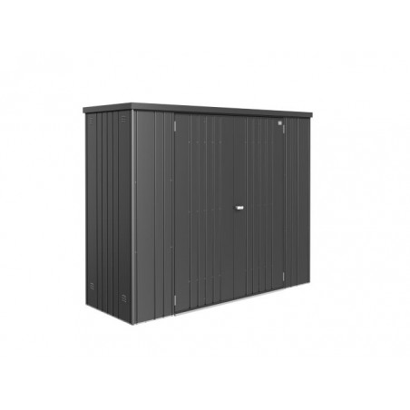 Biohort Equipment Locker 230 - 7.5' x 2.7' x 6' with Floor Kit - Dark Gray (BIO1106)