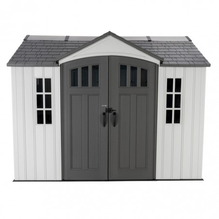 Lifetime 10x8 Dual Entry Outdoor Storage Shed Kit (60467)