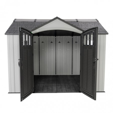 Lifetime 10x8 Dual Entry Outdoor Storage Shed Kit (60467)