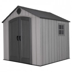 Lifetime 8 ft. x 7.5 ft. Plastic Outdoor Storage Shed Kit (60354)