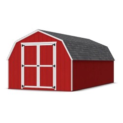 Little Cottage Co. 10x20 Value Gambrel Barn Shed Kit w/ 4' Sidewalls (10x20 VGB-4-PC)