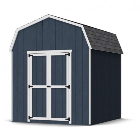 Little Cottage Co. 8x8 Value Gambrel Barn Shed Kit w/ 6' Sidewalls (8x8 VGB-6-PC)