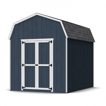 Little Cottage Co. 8x10 Value Gambrel Barn Shed Kit w/ 6' Sidewalls (8x10 VGB-6-PC)