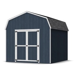 Little Cottage Co. 10x10 Value Gambrel Barn Shed Kit w/ 6' Sidewalls (10x10-VGB-6-WPC)