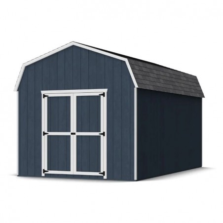 Little Cottage Co. 10x18 Value Gambrel Barn Shed Kit w/ 6' Sidewalls (10x18-VGB-6-WPC)