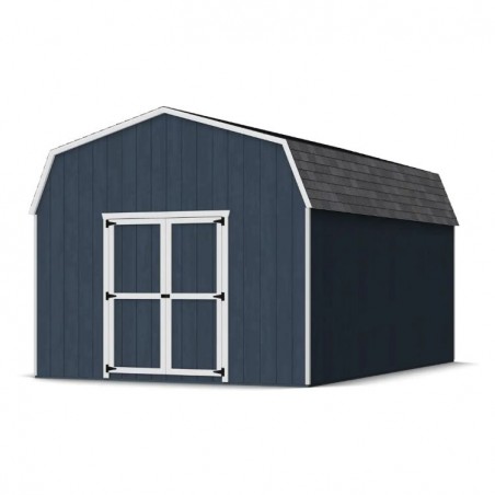 Little Cottage Co. 12x18 Value Gambrel Barn Shed Kit w/ 6' Sidewalls (12x18 VGB-6-PC)