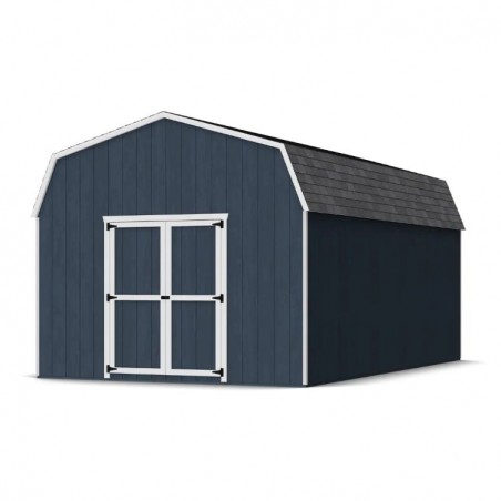 Little Cottage Co. 12x20 Value Gambrel Barn Shed Kit w/ 6' Sidewalls (12x20 VGB-6-PC)