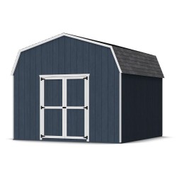 Little Cottage Co. 12x12 Value Gambrel Barn Shed Kit w/ 6' Sidewalls (12x12 VGB-6-PC)