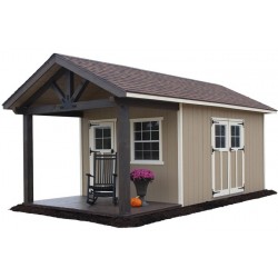 EZ-Fit Woodsman 10x10 Wood Storage Shed Kit (ez_woodsman1010)