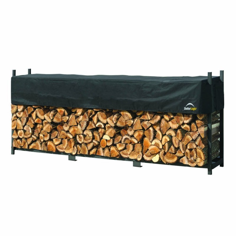 Shelterlogic ultra duty best sale firewood rack with cover