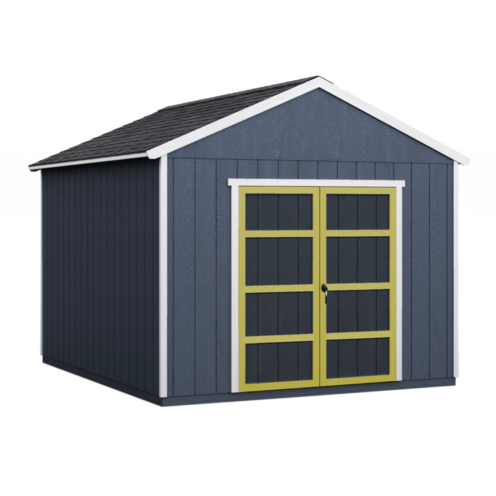 Handy Home 10x16 Rookwood Wood Storage Shed Kit (19434-4) Perfect for any outdoor setting. 