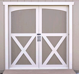 Best Barns Arlington 12x16 Wood Storage Shed Kit (arlington_1216) Moving Pocket Doors