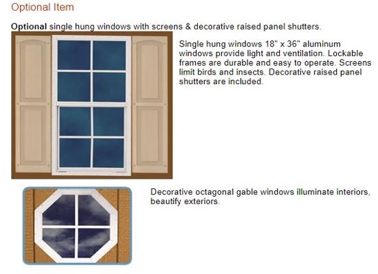 Best Barns Dover 12x24 Wood Garage Kit - All-Precut (dover_1224) Optional Windows