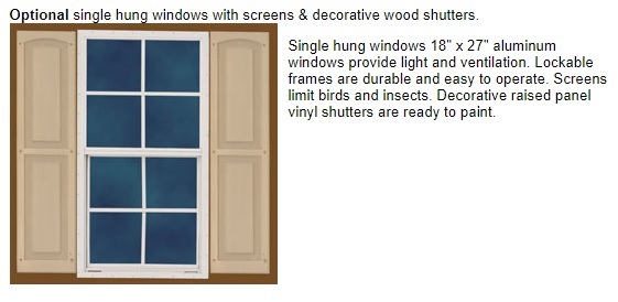 Best Barns Woodville 10x12 Wood Shed Kit - All Pre-Cut (woodville_1012) Optional Windows