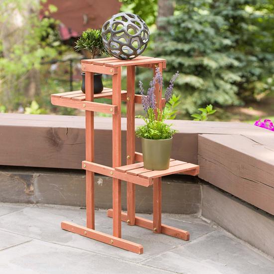 Leisure Season 3 Tier Plant Stand (PS6111) This stand can cater more space for your plants, pots or figurines.