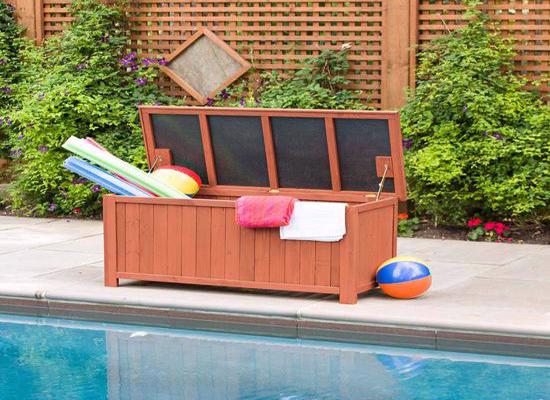 Leisure Season Deck Storage Box (DB4820) - Great for storing toy and patio accessories.