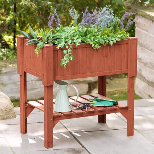 Leisure Season Raised Planter Box (RPB6107) This planter box will bring your gardening to a more comfortable manner. 