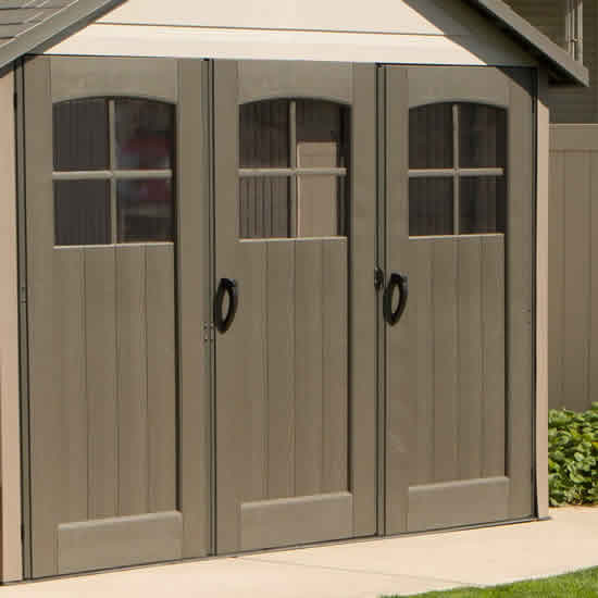 Lifetime 11x21 Storage Garage Kit w/ 9 ft Wide Doors (60237)