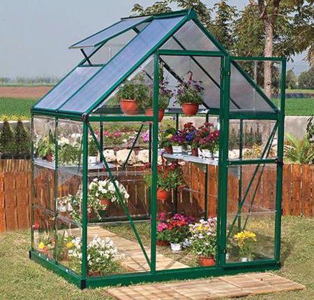 Palram 6x8 Hybrid Greenhouse Kit - Green (HG5508G) This greenhouse will help you create a growing environment for your plants.  