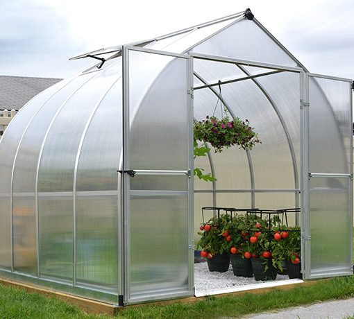 Palram 8x8 Bella Hobby Greenhouse Kit - Silver (HG5408) Excellent place to grow your vegetables. 