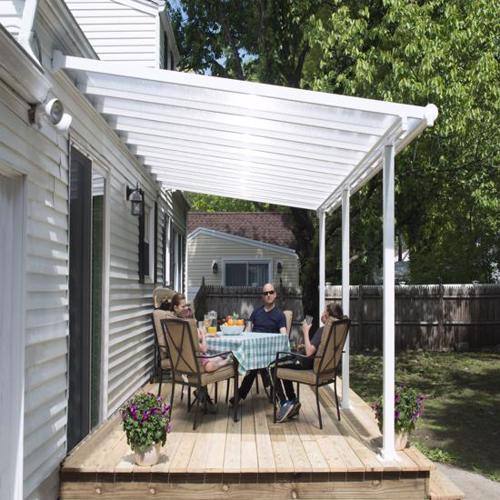 Palram Olympia 10x18 Patio Cover - White (HG8818W) This patio cover will also extend your living space outside your home.  