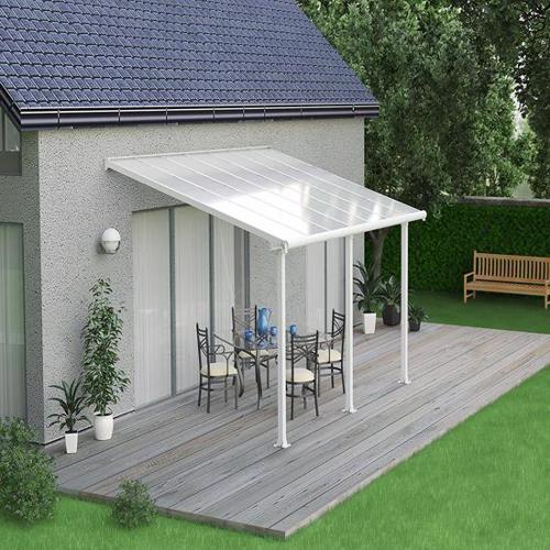 Palram Olympia 10x24 Patio Cover - White (HG8824W) This patio cover will provide shelter in all kinds of weather for both you and your family.