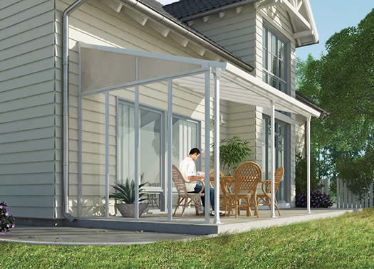 Palram 10' Feria Patio Cover Sidewall Kit (HG9001) Provides additional protection from the weather elements.