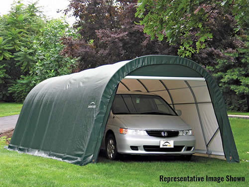 ShelterLogic 13x28x10 Round Style Shelter Kit - Green (90234)Protect your vehicle from any inclement elements.  