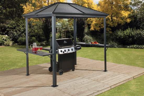 Sojag 5x8 Ventura Aluminum Grill Gazebo (500-9161427) This grill gazebo kit is an excellent choice for your family's outdoor events. 